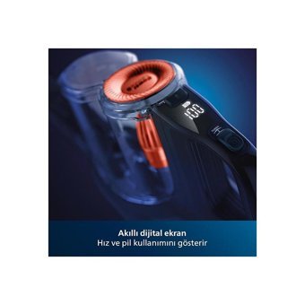 Philips XC7040/01 Hepa Filtreli 1000 W Şarjlı Dikey Süpürge Siyah