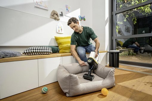 Karcher VC6 Cordless Ourfamily Hepa Filtreli 250 W Şarjlı Dikey Süpürge Beyaz