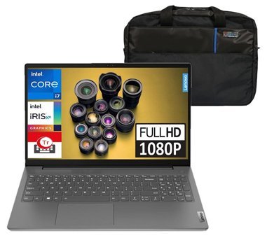 Lenovo V15 Gen 2 82KB00CDTX01 Dahili Paylaşımlı Intel Core i7 8 GB Ram DDR4 512 GB SSD 15.6 inç Full HD FreeDos Laptop