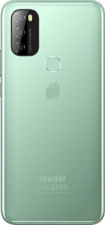 Reeder P13 128 Gb Hafıza 4 Gb Ram 6.5 İnç 13 MP Ips Lcd Ekran Android Akıllı Cep Telefonu Yeşil