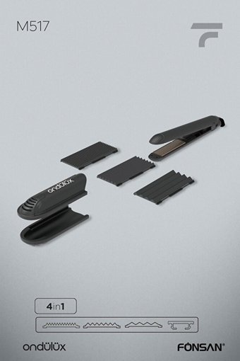 Fönsan Ondülüx M517 38 mm Seramik Titanyum Saç Maşası