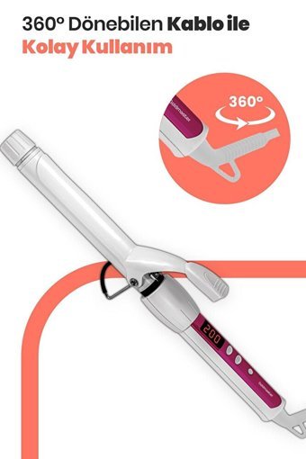 Goldmaster Master Diamond 25 mm Keratin Seramik İyonlu Saç Maşası