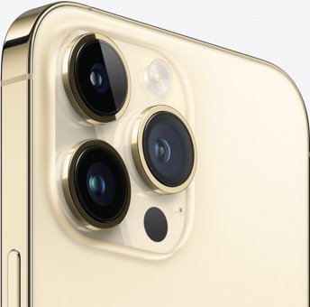 Apple iPhone 14 Pro Max 256 Gb Hafıza 6 Gb Ram 6.7 İnç 48 MP Çift Hatlı Oled Ekran Ios Akıllı Cep Telefonu Altın