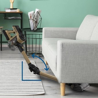 Blaupunkt A40 Hepa Filtreli 350 W Şarjlı Dikey Süpürge Sarı