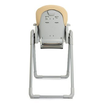 Baby Plus Master Cook Metal Emniyet Kemeri 20 kg Kapasiteli Tepsili Katlanır Mama Sandalyesi Bej