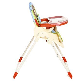 Baby Plus Sweet Plastik Emniyet Kemeri 15 kg Kapasiteli Tepsili Katlanır Mama Sandalyesi Yeşil