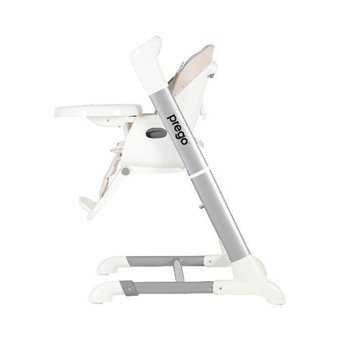 Prego 4023 Trio Plastik Emniyet Kemeri 15 kg Kapasiteli Tepsili Katlanır Mama Sandalyesi Bej