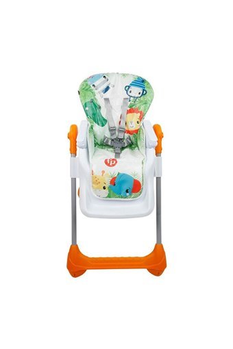 Fisher Price Metal Emniyet Kemeri 15 kg Kapasiteli Tepsili Katlanır Mama Sandalyesi Beyaz