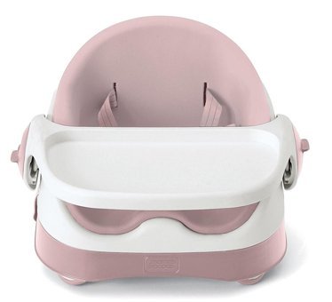 Mamas & Papas Plastik Emniyet Kemeri 15 kg Kapasiteli Tepsili Portatif Mama Sandalyesi Pembe
