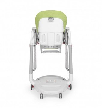 Peg Perego Plastik Emniyet Kemeri Tekerlekli Katlanır Mama Sandalyesi Yeşil