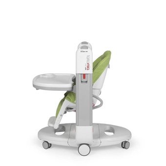 Peg Perego Plastik Emniyet Kemeri Tekerlekli Katlanır Mama Sandalyesi Yeşil