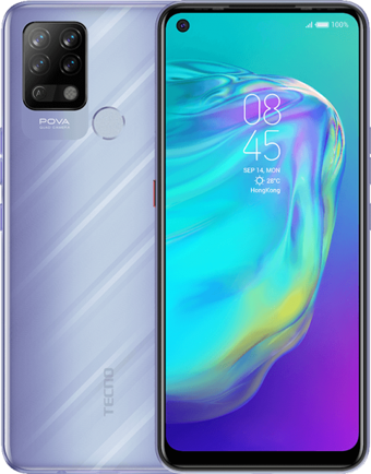 Tecno Pova (Ld7) 128 Gb Hafıza 6 Gb Ram 6.8 İnç 13 MP Ips Lcd Ekran Android Akıllı Cep Telefonu Mor