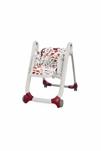 Chicco New Polly Progress Metal Emniyet Kemeri Tekerlekli Tepsili Katlanır Mama Sandalyesi Gri