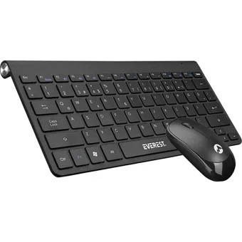 Everest KB-BT72 Siyah Kablosuz Klavye Mouse Seti