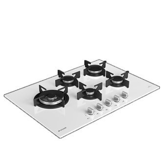 Arçelik OCD T 752 EWB Beyaz Cam 5 Gözlü Wok Gözlü Gazlı Ankastre Ocak