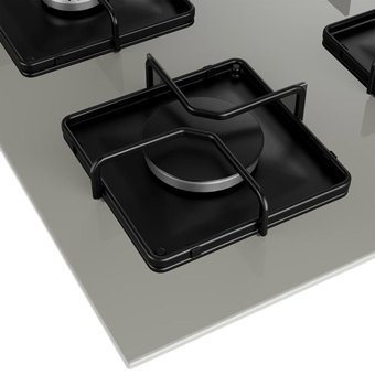 Arçelik OCD K 651 EG Gri Cam 4 Gözlü Gazlı Ankastre Ocak