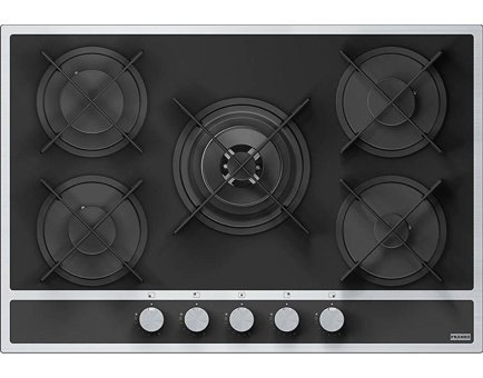 Franke FHMA 755 4G DC ML E Siyah Cam 5 Gözlü Wok Gözlü Gazlı Ankastre Ocak