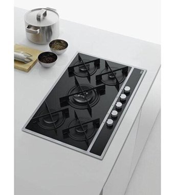 Franke FHMA 755 4G DC ML E Siyah Cam 5 Gözlü Wok Gözlü Gazlı Ankastre Ocak