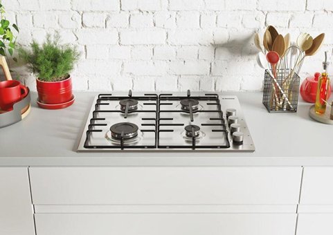 Hoover HHW 6 LMX Paslanmaz Çelik 4 Gözlü Doğalgazlı Ankastre Inox Ocak