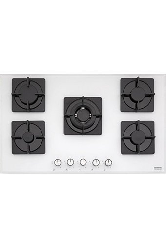 Franke FHNS 905 4G TC BK C Beyaz Cam 5 Gözlü Wok Gözlü Gazlı Ankastre Ocak