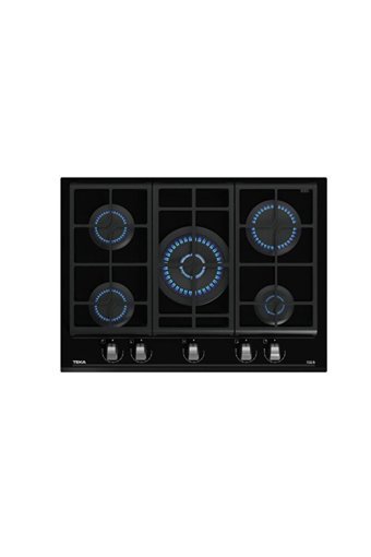 Teka Gzc 75330 Xbn Bk Siyah Cam 5 Gözlü Wok Gözlü Gazlı Ankastre Ocak