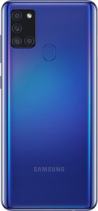 Samsung Galaxy A21S 64 Gb Hafıza 4 Gb Ram 6.5 İnç 48 MP Pls Ekran Android Akıllı Cep Telefonu Mavi