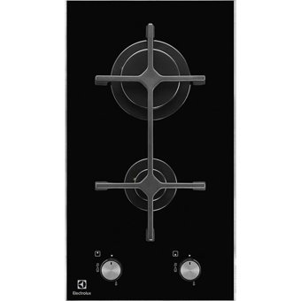 Electrolux EGC3322NVK Siyah Cam 2 Gözlü Gazlı Ankastre Ocak