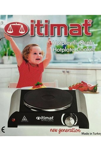 İtimat 2021 Metal 1 Gözlü Elektrikli Solo Inox Ocak