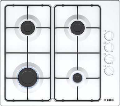 Bosch PBP6C2B820 Emaye 4 Gözlü Gazlı Ankastre Beyaz Ocak