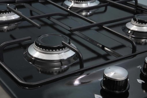 Erato Emaye 4 Gözlü LPG Solo Siyah Ocak