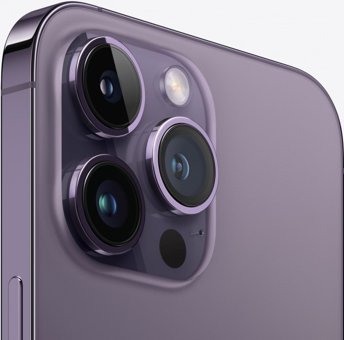 Apple iPhone 14 Pro 256 Gb Hafıza 6 Gb Ram 6.1 İnç 48 MP Çift Hatlı Oled Ekran Ios Akıllı Cep Telefonu Mor