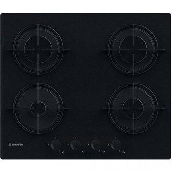 Hoover HVW6MBB Siyah Cam 4 Gözlü Elektrikli Ankastre Ocak
