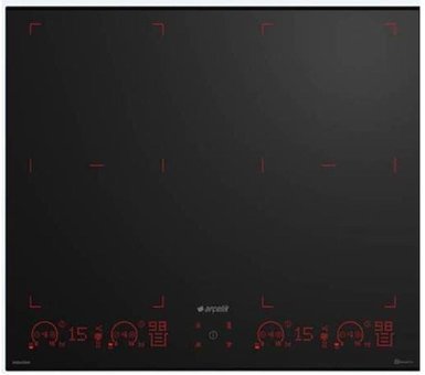 Arçelik OI 660 CS Siyah Cam 4 Gözlü Gazlı Ankastre Ocak