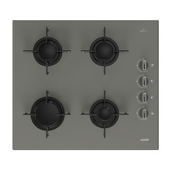 Arçelik OCD T 601 EG Gri Cam 4 Gözlü Gazlı Ankastre Ocak