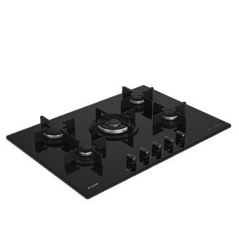 Arçelik OCD T 752 DWKS Siyah Cam 4 Gözlü Wok Gözlü Gazlı Ankastre Ocak