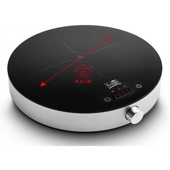 Fritel IP 1266 Siyah Cam 1 Gözlü Elektrikli Solo Ocak