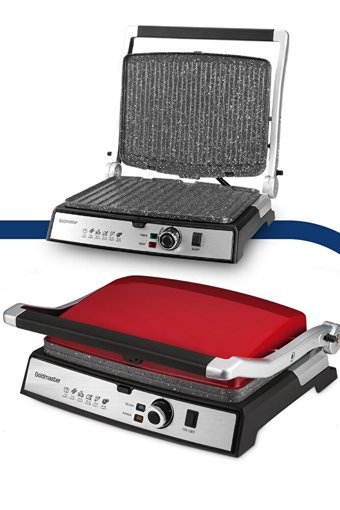Goldmaster Tostmix 6 Dilim Döküm Çıkarılabilir Plaka 2000 W Izgara Kırmızı Tost Makinesi