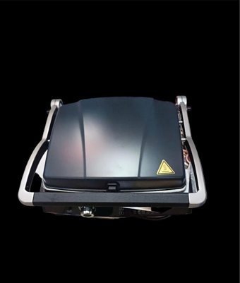 Luno LT39006B01 4 Dilim Teflon Çıkarılabilir Plaka 2000 W Izgara Antrasit Tost Makinesi