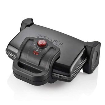 Schafer 6 Dilim Döküm Çıkarılabilir Plaka 1750 W Izgara Siyah Tost Makinesi