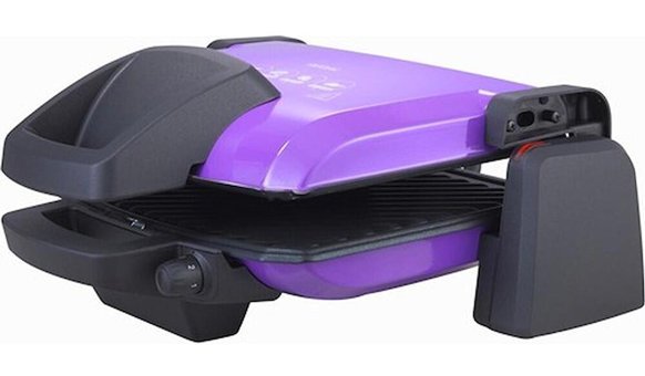 Regal RI 1000 M 6 Dilim Granit Çıkarılabilir Plaka 1800 W Izgara Mor Tost Makinesi