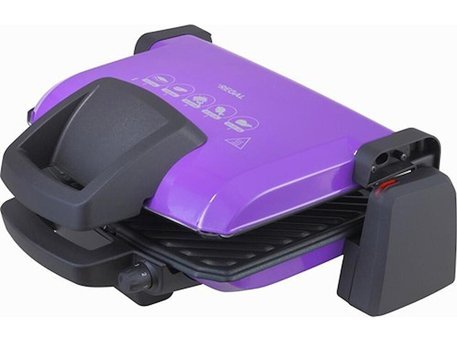 Regal RI 1000 M 6 Dilim Granit Çıkarılabilir Plaka 1800 W Izgara Mor Tost Makinesi