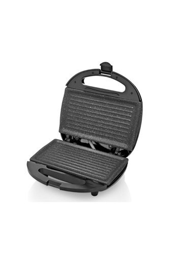 King KMT645 2 Dilim Teflon 750 W Siyah Tost Makinesi