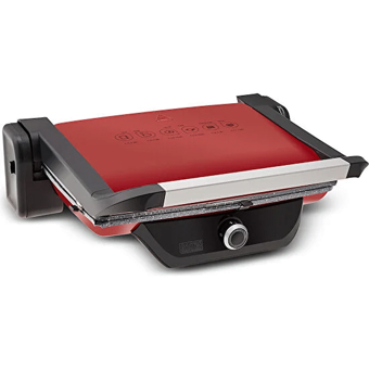 Karaca Gastro Classic 6 Dilim Döküm Çıkarılabilir Plaka 2000 W Izgara Kırmızı Tost Makinesi