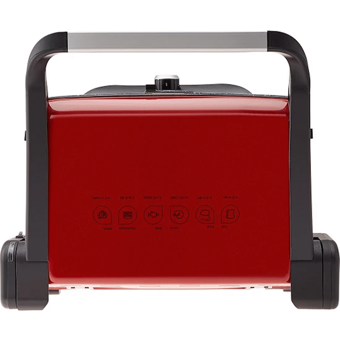 Karaca Gastro Classic 6 Dilim Döküm Çıkarılabilir Plaka 2000 W Izgara Kırmızı Tost Makinesi
