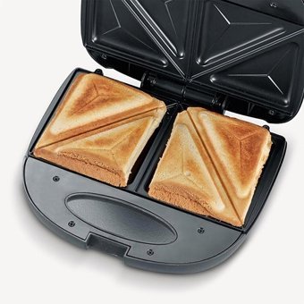 Severin 2 Dilim Kaplama 600 W Açık Gri Tost Makinesi