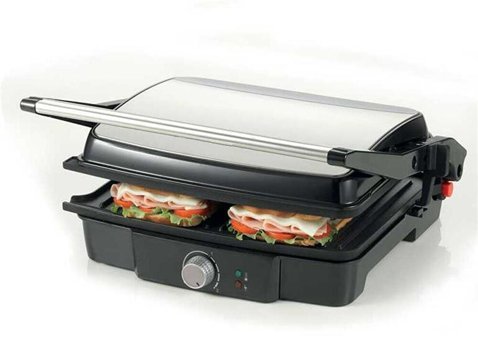 Kenwood HGM30.000SI 2 Dilim Döküm 2000 W Izgara Gri Tost Makinesi