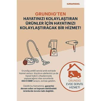 Grundig CG 7981 6 Dilim Kaplama Çıkarılabilir Plaka 2000 W Izgara Antrasit Tost Makinesi