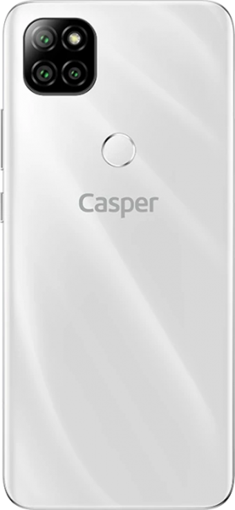 Casper Via E30 64 Gb Hafıza 4 Gb Ram 6.52 İnç 16 MP Ips Lcd Ekran Android Akıllı Cep Telefonu Beyaz