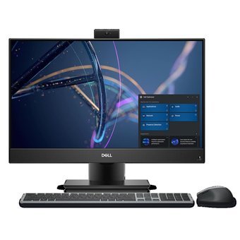Dell Optiplex 5400 Intel UHD Graphics Intel Core i7 12700T 8 GB Ram DDR4 512 GB SSD 23.8 inç Full HD Windows 10 All in One Bilgisayar
