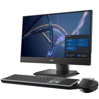 Dell Optiplex 5400 Intel UHD Graphics Intel Core i7 12700T 8 GB Ram DDR4 512 GB SSD 23.8 inç Full HD Windows 10 All in One Bilgisayar